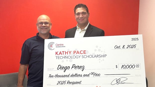 2025 Kathy Pace Technology Scholarship Recipient Diego Perez in San Antonio, Texas