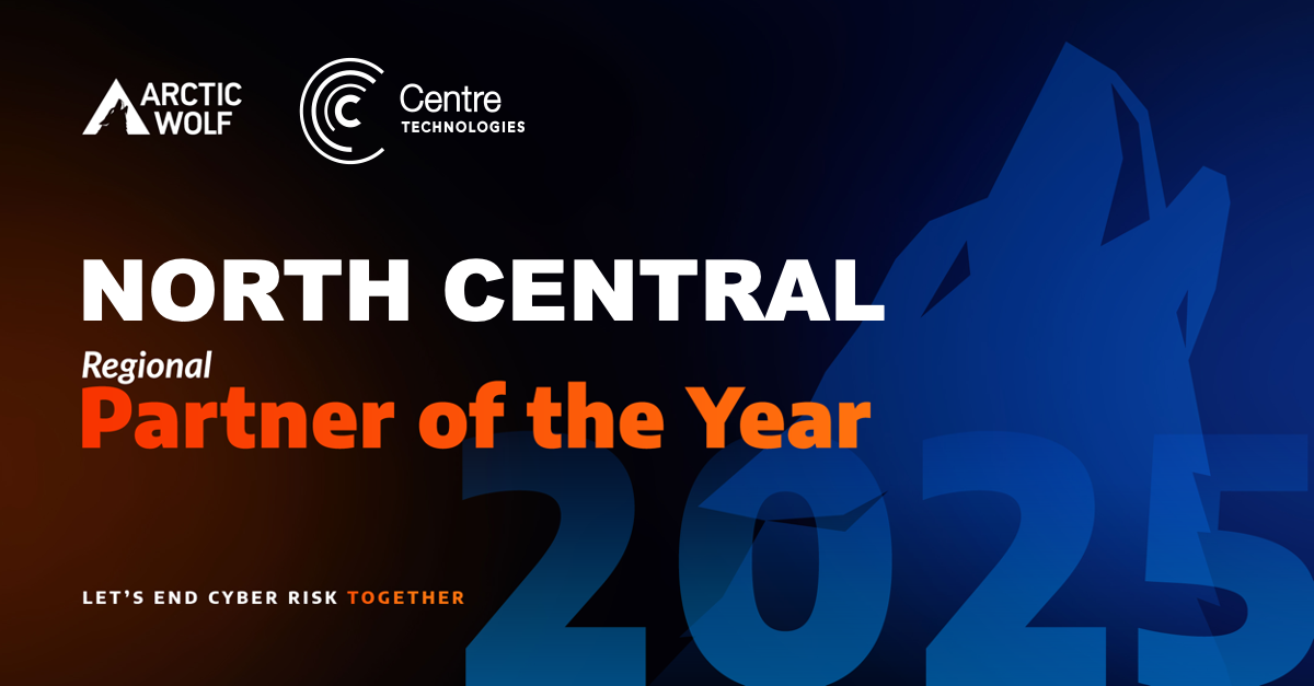 Centre Technologies Named 2025 South Central Partner of the Year by Arctic Wolf